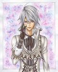  aeon_(castlevania) castlevania castlevania_judgment formal male_focus monocle sakikuro silver_hair solo 