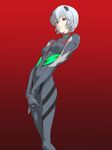  ayanami_rei black_bodysuit blue_hair bodysuit evangelion:_3.0_you_can_(not)_redo neon_genesis_evangelion plugsuit rebuild_of_evangelion red_eyes short_hair solo teikoku_jokyoku 