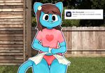  cat crossdressing english_text feline girly gumball_watterson invalid_color male mammal photo_background pkaocko presenting solo text the_amazing_world_of_gumball underwear unknown_artist young 