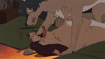  animated anthro canine feral fight mammal ookami_kodomo_no_ame_to_yuki the_wolf_children_ame_and_yuki wolf yuki 