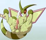  balls barefoot big big_balls blue_background chubby claws cum cumshot darkmagician1212 dragon erection flygon flygon_(artist) green_body green_skin hi_res holding_penis legs_up looking_down male muscles nintendo nude one_eye_closed orgasm pecs penis penis_grab pink_penis plain_background pok&#233;mon pok&eacute;mon raised_leg red_eyes reptile scalie shiny solo spread_legs spreading video_games wings 