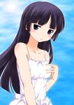  black_hair dress gokou_ruri long_hair ore_no_imouto_ga_konna_ni_kawaii_wake_ga_nai purple_eyes ranshin 