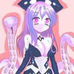  artist_request elbow_gloves gloves kraken kraken_(mamono_girl_lover) kraken_(monster_girl_encyclopedia) lolououo mamono_girl_lover monster_girl monster_girl_encyclopedia pink_eyes purple_hair tentacle 