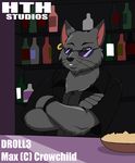  bar beverage bottle cat classic club crowchild droll3 feline high_tail_hall hth_studios ladiesman mammal weapon 