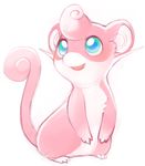  blue_eyes fusion gen_1_pokemon no_humans pink pokemon pokemon_(creature) rattata solo whiskers wigglytuff 