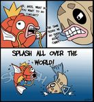  animated comic english_text feebas fish humor magikarp marine nintendo open_mouth parody pinky_and_the_brain pok&eacute;mon splash splashing tagme teeth text tongue tooth unknown_artist video_games what 