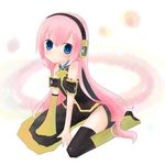  bad_id bad_pixiv_id blue_eyes fuuko headphones long_hair megurine_luka pink_hair solo thighhighs vocaloid 