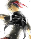  bad_id bad_pixiv_id black_hair headband kittaka_kaname majutsushi_orphen male_focus orphen skinny solo 