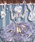  1girl blue_hair dress echo pandora_hearts short_hair 