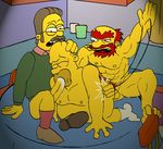  groundskeeper_willie homer_simpson ned_flanders tagme the_simpsons 