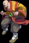  angry ankle_boots baggy_pants bald belt black_background boots chinese_clothes clenched_hands facial_hair facial_mark forehead_mark full_body higashi_(kongai) kevin_lau kongai leaning_forward long_sleeves looking_away male_focus mustache official_art old_man open_mouth pants profile ribbon robe sandals shoes silver_hair simple_background solo standing udon_entertainment wide_sleeves yin_yang 