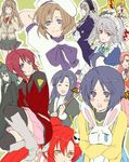  910 ahoge blush boots bow braid closed_eyes cross crossover fujino_shizuru gundam gundam_seed gundam_seed_destiny hair_ornament hairband hairpin hat hayate_no_gotoku! higurashi_no_naku_koro_ni izayoi_sakuya kannagi katagiri_himeko katsura_hinagiku long_hair lunamaria_hawke maid mesousa momotsuki_gakuen_school_uniform multiple_girls my-hime open_mouth pani_poni_dash! pink_hair pink_skirt ponytail purple_eyes purple_hair rozen_maiden ryuuguu_rena sailor_collar short_hair sign silver_hair skirt stuffed_animal stuffed_bunny stuffed_toy suigintou teardrop tengen_toppa_gurren_lagann touhou uniform yellow_sailor_collar yoko_littner zange 