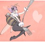  :q abara_heiki antennae bad_id bad_pixiv_id bee_girl fork insect_girl knife monster_girl oversized_object pantyhose purple_hair q-bee short_hair solo tongue tongue_out vampire_(game) wings wristband 