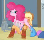  applejack equestria_girls friendship_is_magic minitea my_little_pony pinkie_pie 