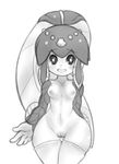  bad_id bad_tumblr_id bangs breasts fish_girl greyscale hair_ornament head_fins mato_spectoru minette_(skullgirls) monochrome monster_girl nipples nude pussy scales shell sketch skullgirls small_breasts solo thigh_gap thighhighs wide_hips 