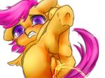  anus crying cub cutie_mark_crusaders equine female feral friendship_is_magic fur hair mammal my_little_pony nabesiki orange_fur peeing pegasus plain_background purple_eyes purple_hair pussy sad scootaloo scootaloo_(mlp) solo source_request tears urine white_background wings young 