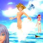  kairi kingdom_hearts riku sora tagme 