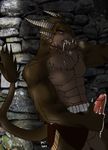  2013 abs anthro balls belt biceps big_muscles black_nose brown_fur brown_hair charr circumcised clenched_teeth clothing cum cum_on_hand cum_on_penis cum_string cumshot dripping drooling erection fangs feline fur guild_wars guild_wars_2 hair hentist holding_penis horn humanoid_penis leaking loincloth loincloth_aside male mammal masturbation muscles orgasm pecs penis pose presenting purple_eyes saliva solo standing teeth toned topless vein video_games 