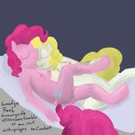  crossover friendship_is_magic gustave_courbet le_sommeil my_little_pony pinkie_pie smudge_proof 