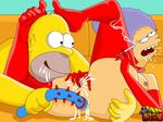  homer_simpson patty_bouvier tagme the_simpsons toon_bdsm 