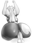  anal ass black_skin cowgirl_position from_behind girl_on_top greyscale huge_ass imp long_hair mato_spectoru midna monochrome penis ponytail sex simple_background solo_focus straddling testicles the_legend_of_zelda the_legend_of_zelda:_twilight_princess white_background 