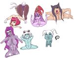  ahri annie jean_(artist) league_of_legends lulu morgana poppy riven tristana 