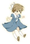  brown_eyes brown_hair child clannad hayato_(meromoni) lowres male_focus okazaki_ushio school_uniform solo 