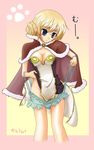  blonde_hair blue_eyes breasts cape cleavage high_wizard high_wizard_kathryne large_breasts ragnarok_online solo suisui_(hakkindou) 