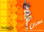  3d alternate_costume bikini blush chime duplicate final_fantasy final_fantasy_crystal_chronicles front-tie_top glasses official_art solo swimsuit wallpaper 
