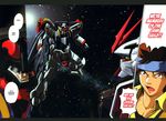  beam_rifle canard_pars gun gundam gundam_astray_red_frame gundam_seed gundam_seed_astray gundam_x_astray hyperion_gundam lowe_guele manga_page mecha space weapon 