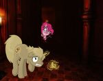  amnesia blood blue_eyes brown_fur brown_hair cutie_mark duo equine female feral friendship_is_magic fur gold gold_statue golden golden_statue hair horn horse magic male mammal metal mischakins monster my_little_pony open_mouth parody pewdiepie pink_fur pink_hair pinkie_pie_(mlp) ponification pony stephano suitors teeth tooth torch unicorn 
