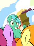  anthro anthrofied berry_punch_(mlp) breasts carrot_top_(mlp) compression_artifacts equine female friendship_is_magic horn horse lyra_(mlp) lyra_heartstrings_(mlp) mammal my_little_pony pony unicorn unknown_artist zev 