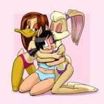  carelessdoodler lola_bunny petunia_pig the_looney_tunes_show tina_russo 