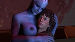  crossover frodo_baggins knogg liara_t&#039;soni lord_of_the_rings mass_effect 