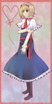  alice_margatroid blonde_hair blue_eyes highres ribbon solo tateyama touhou 