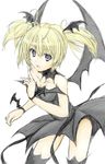  bad_id bad_pixiv_id blonde_hair bonnou_soku_bodai dress head_wings hoshina_utau lunatic_charm ribbon shugo_chara! smile solo thighhighs twintails wings 