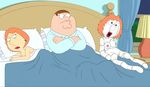  family_guy lois_griffin mole peter_griffin sock_lois 