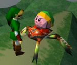  animated kirby legend_of_zelda link ocarina_of_time sex64 tagme 