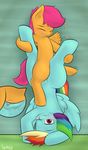  cutie_mark_crusaders friendship_is_magic krystil my_little_pony rainbow_dash scootaloo 
