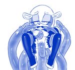  anthro blue_and_white breasts double_penetration female hearlesssoul mammal matilda_the_armadillo nipples penetration pussy sega solo sonic_(series) sonic_team tentacle_penis tentacles vaginal vaginal_penetration 