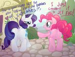  friendship_is_magic my_little_pony pinkie_pie rarity thepinkling 