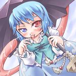  :p bad_id bad_pixiv_id geta heterochromia karakasa_obake nyagakiya purple_umbrella saliva solo suggestive_fluid tatara_kogasa tongue tongue_out touhou umbrella 