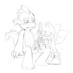  bluechika crossover friendship_is_magic my_little_pony sonic_team spike tails 