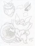  2016 anthro anthrofied balls carbink dudebulge facial_hair flaccid front_view hand_behind_back humanoid_penis male mega_evolution mineral_fauna monochrome mustache navel nintendo nude partially_retracted_foreskin pencil_(artwork) penis pok&eacute;mon sequence signature slightly_chubby small_penis solo standing symbol traditional_media_(artwork) uncut video_games 