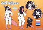  aziel_sofftpaw combatraccoon eeveelution girly male model_sheet nintendo pok&eacute;mon pok&eacute;mon_(species) sylveon video_games 