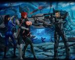  asari ashley_williams commander_shepard femshep husk james_vega liara_t&#039;soni mass_effect mass_effect_3 vempire 