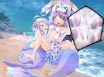  2girls elle femdom luka luka_(mon-musu_quest!) mermaid mon-musu_quest! monster_girl multiple_girls 