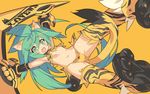  :3 animal_ears animal_print bad_id bad_pixiv_id blade_(galaxist) boomerang cat_ears cat_tail cham_cham elbow_gloves fang flat_chest gloves green_eyes green_hair midriff navel outstretched_arms panties paws samurai_spirits smile snk solo spread_arms tail tiger_print underwear weapon 