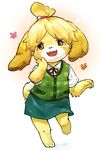  artist_request blush canine dog doubutsu_no_mori female hand_on_another&#039;s_face hand_on_another's_face hand_on_face isabelle_(animal_crossing) mammal nintendo shih_tzu shizue_(animal_crossing) shizue_(doubutsu_no_mori) unknown_artist video_games yamarisu_(ymrs) 