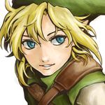  artist_request blonde_hair blue_eyes hat link male_focus pointy_ears smile solo the_legend_of_zelda 
